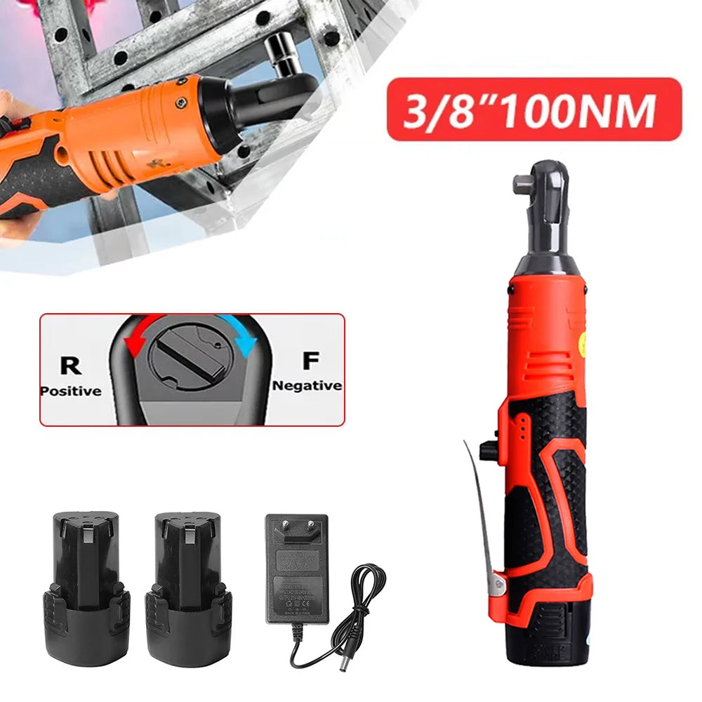 Llave de trinquete 3/8 con 2 baterias With 2XBattery 3872