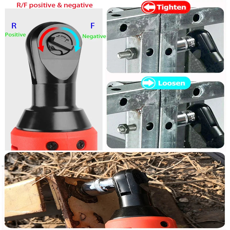 Llave de trinquete 3/8 con 2 baterias With 2XBattery 3872