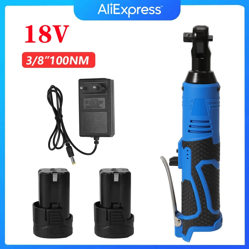 Llave de trinquete 3/8 con 2 baterias 2 battery orange 2012