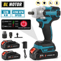 Llave de impacto 520Nm con 2 baterias