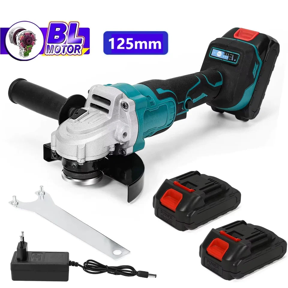 Amoladora 18V 125mm con 1 bateria With 1XBattery 8938