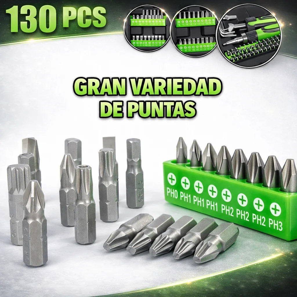 Maletin herramientas 130 piezas
