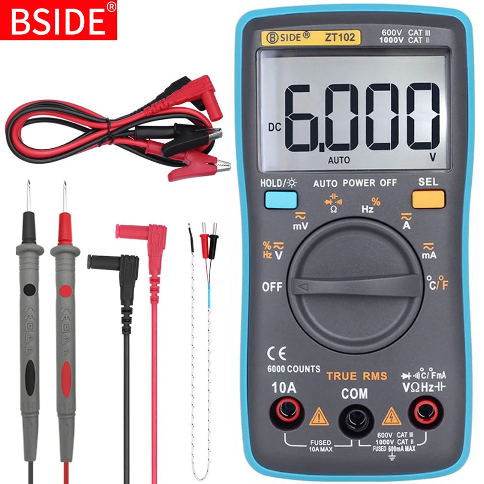 Multimetro digital BSIDE ZT102