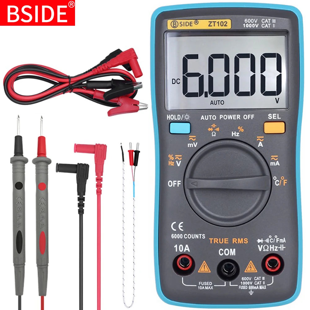 Multimetro digital BSIDE ZT102