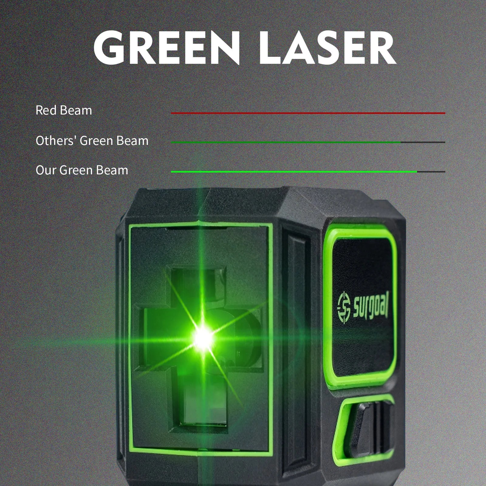 Nivel laser verde 2 lineas 038356 8356