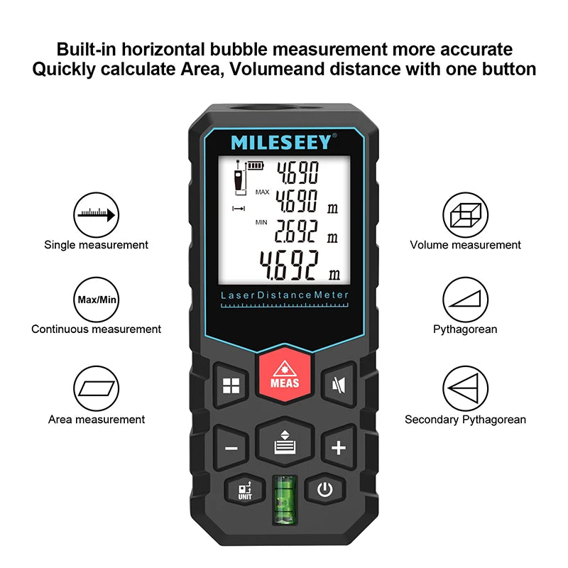 Medidor laser MILESEEY X5 40m X5 8396