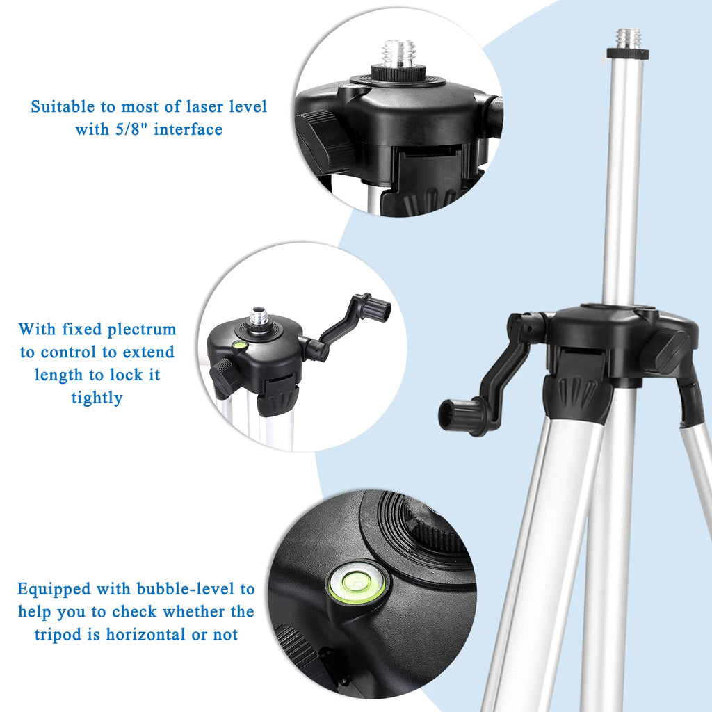 Nivel laser verde 4D 16 lineas 360 con tripode