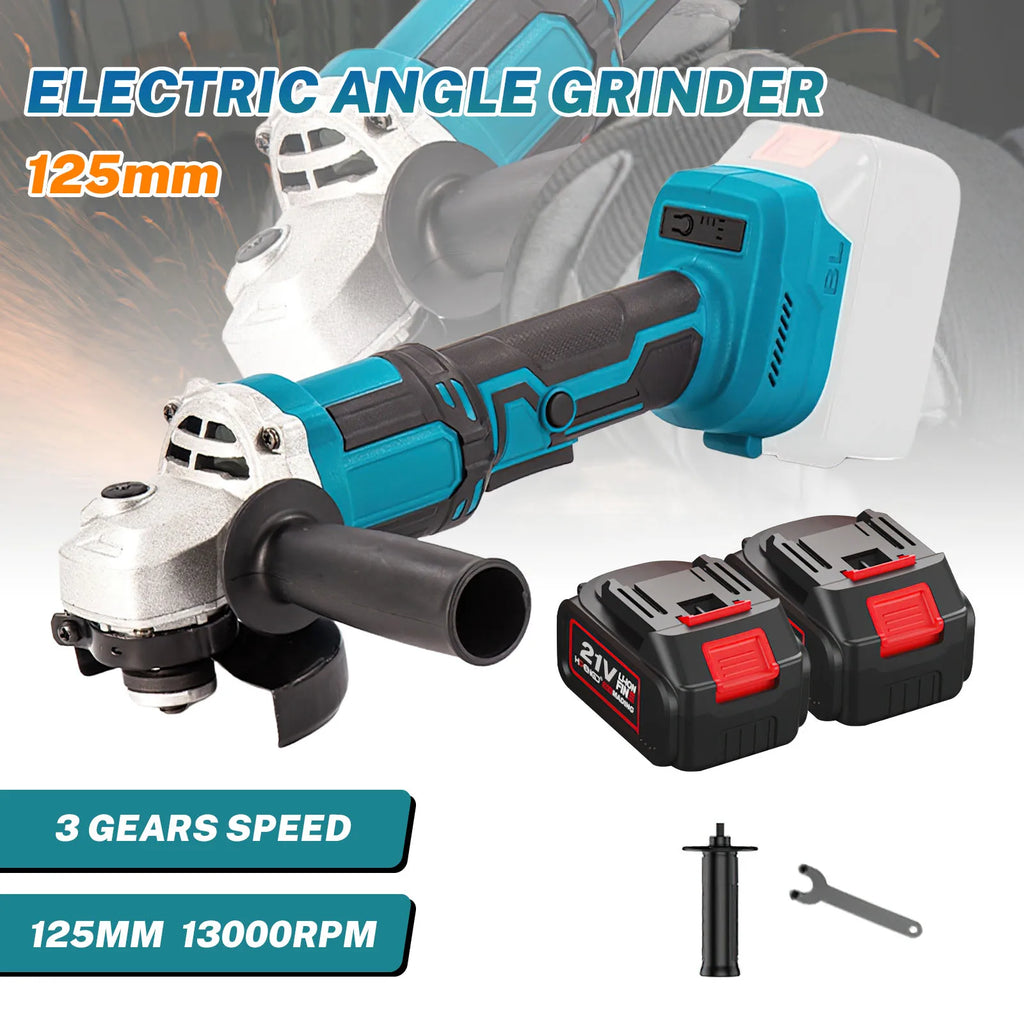 Amoladora 18V 125mm con 2 baterias 2 Batteries 3742