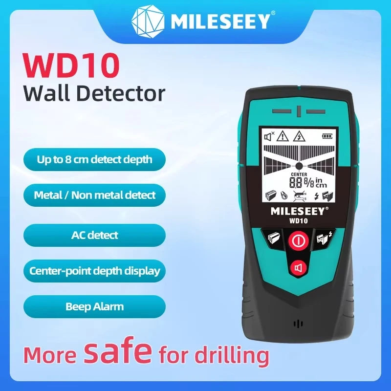 Detector de pared MILESEEY WD10