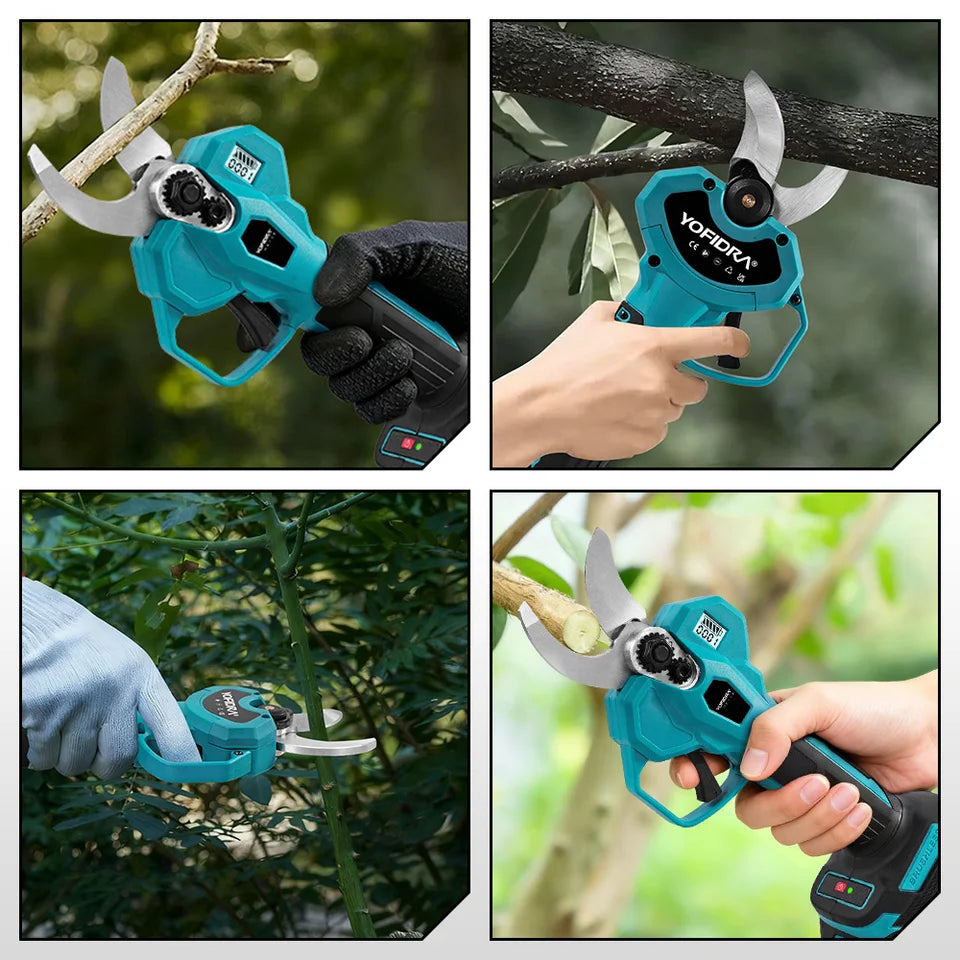Tijeras podar YOFIDRA 32mm con 2 baterias