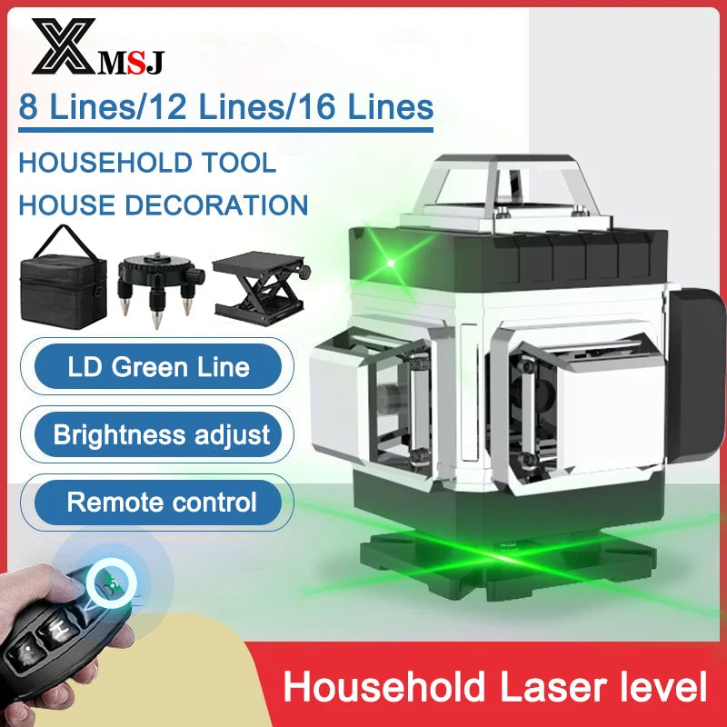 Nivel laser verde 12 lineas 12 Lines Set A 0896