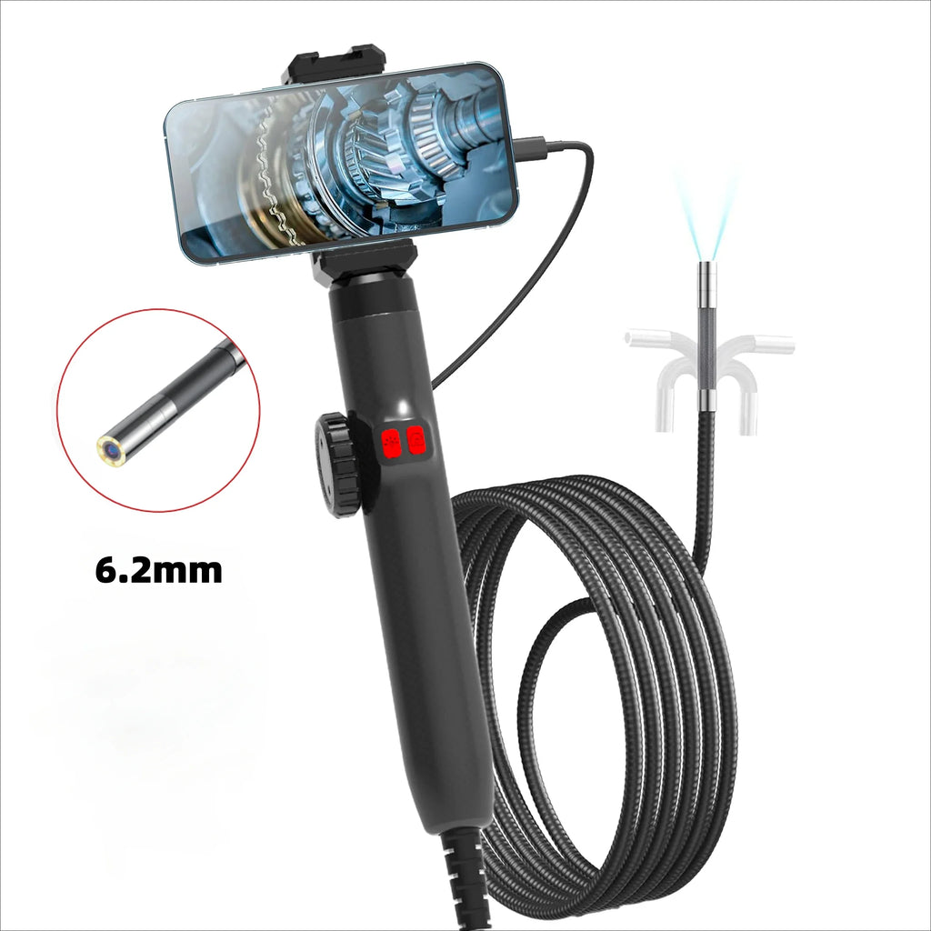 Boroscopio industrial articulado 360 6mm OTG movil