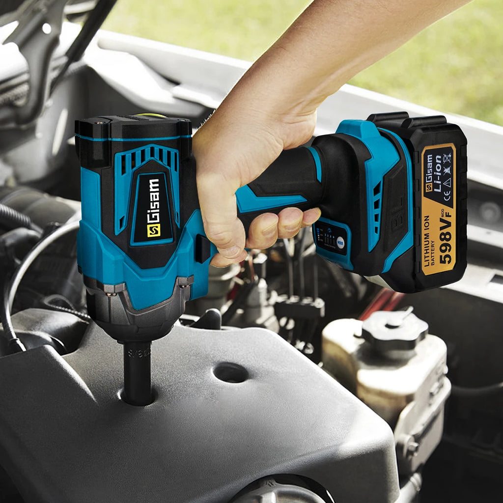 Llave de impacto Gismis 1200Nm 1/2 con 1 bateria 1 Battery 2943
