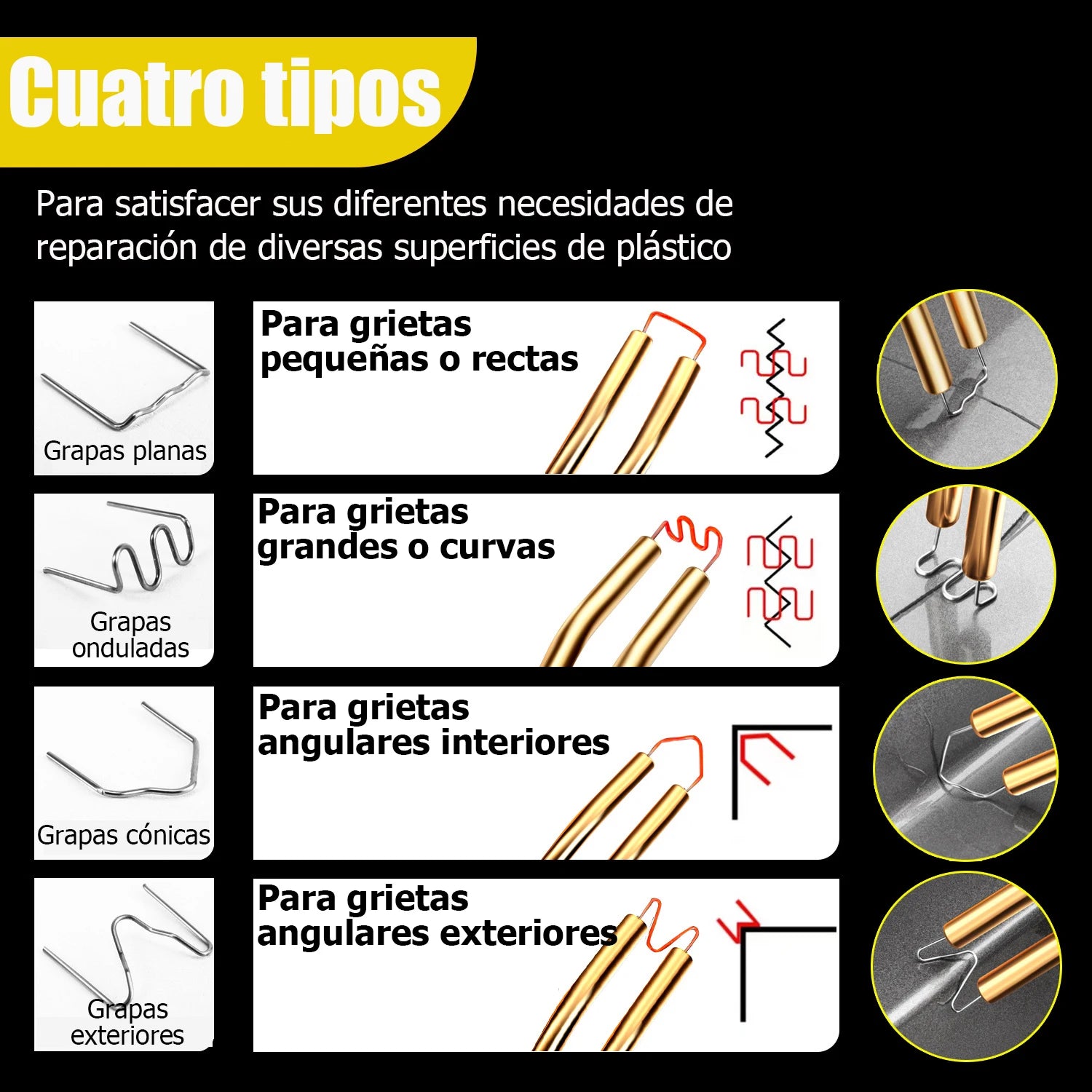 Soldador plastico 400 grapas Paper box set-EU Plug 8484