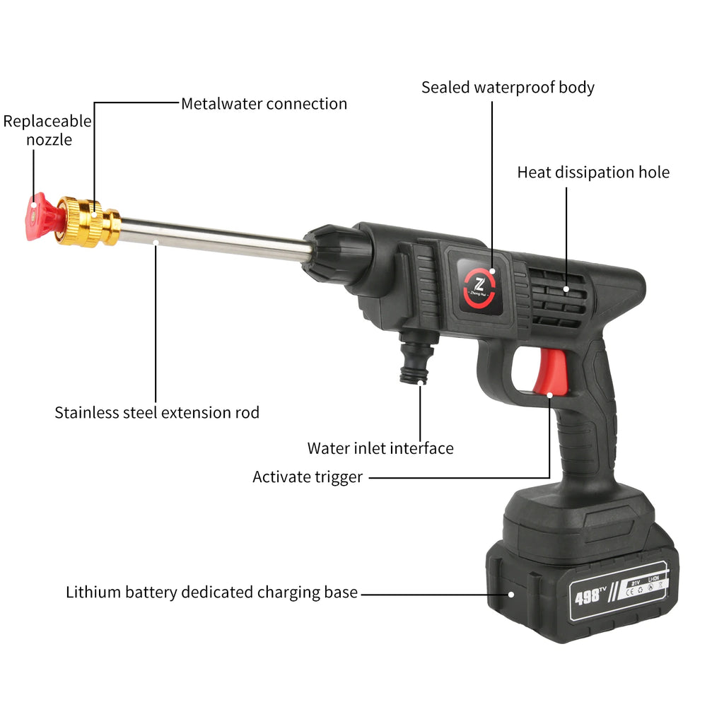 Hidrolimpiadora 21V con 1 bateria