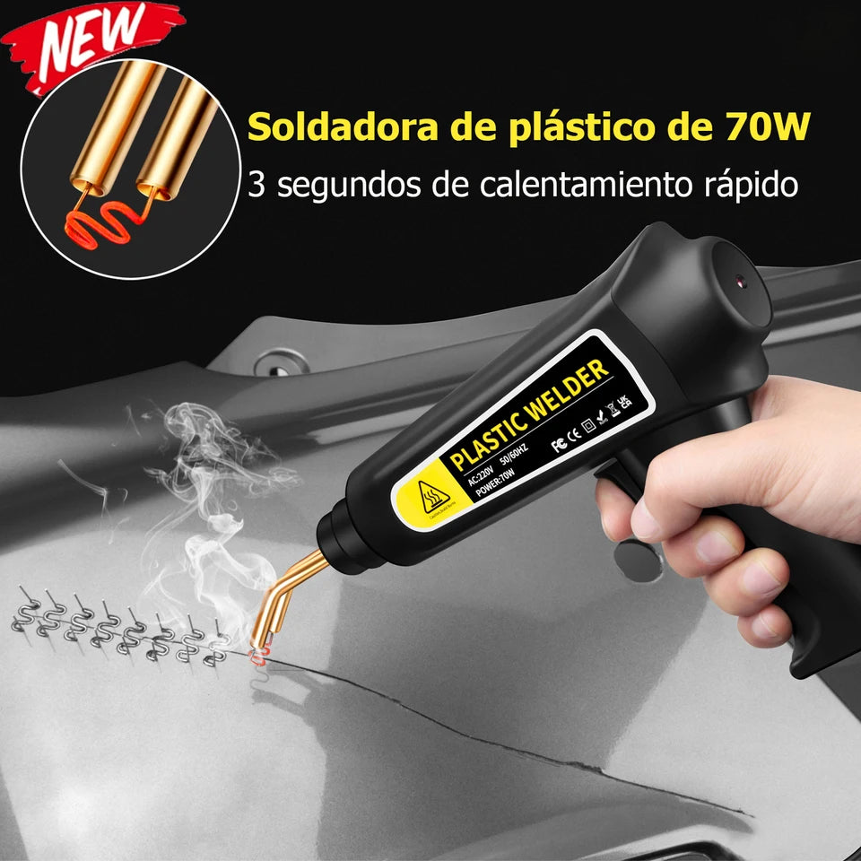 Soldador plastico 400 grapas Paper box set-EU Plug 8484