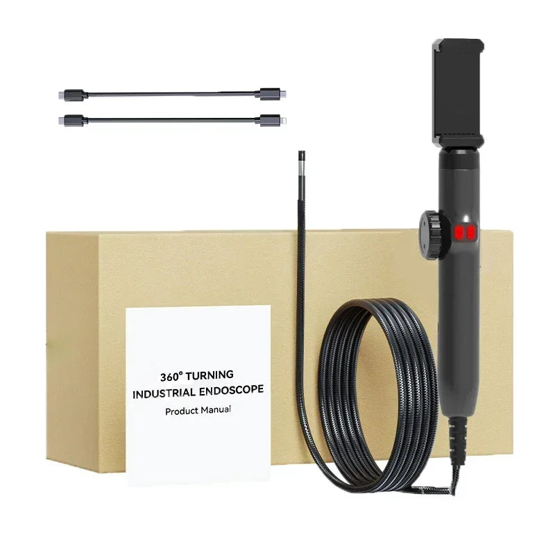 Boroscopio industrial articulado 360 6mm OTG movil