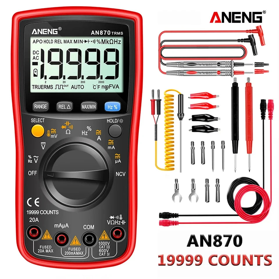 Multimetro digital ANENG AN870