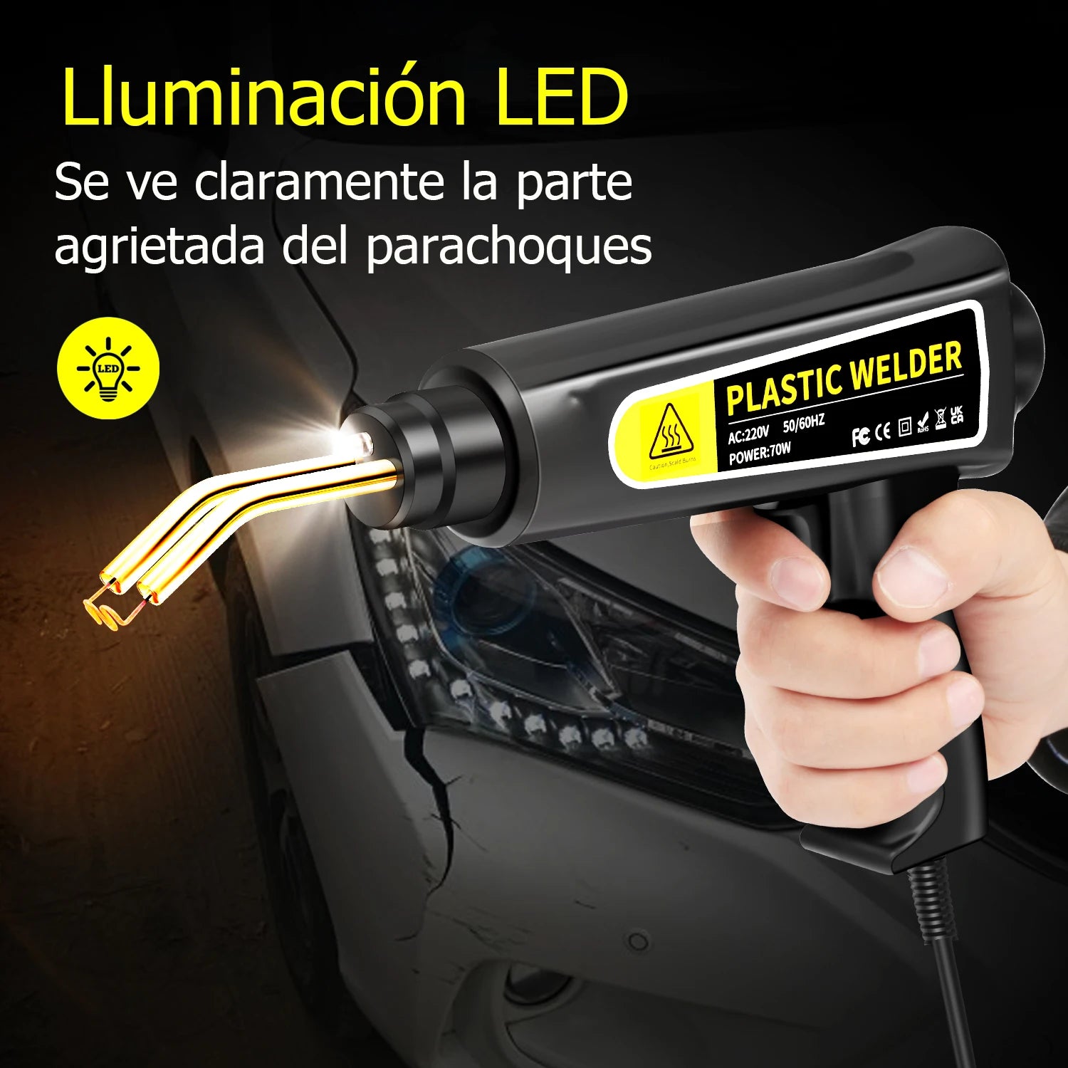 Soldador plastico 400 grapas Paper box set-EU Plug 8484