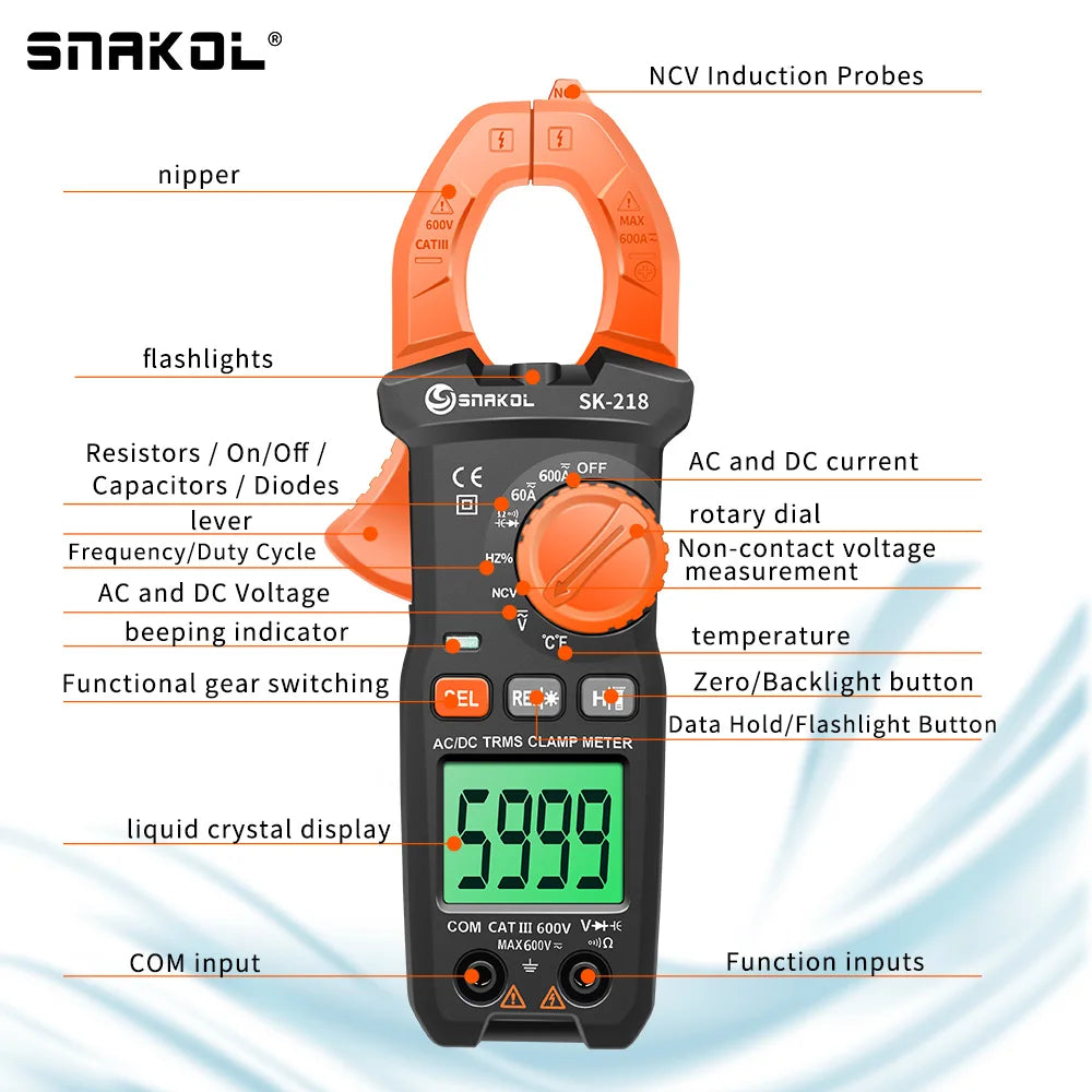 Multimetro digital SNAKOL SK-213