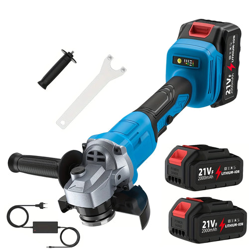 Amoladora 18V 125mm con 2 baterias 2 Batteries Set（Style 2） 2276