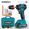 Taladro YOFIDRA percutor 18V 10mm con 2 baterias