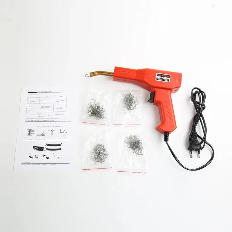 Soldador plastico parachoques con grapas