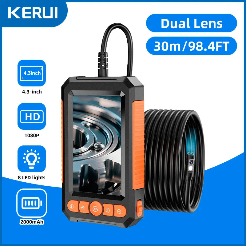 Boroscopio industrial KERUI 1080P 1m doble lente