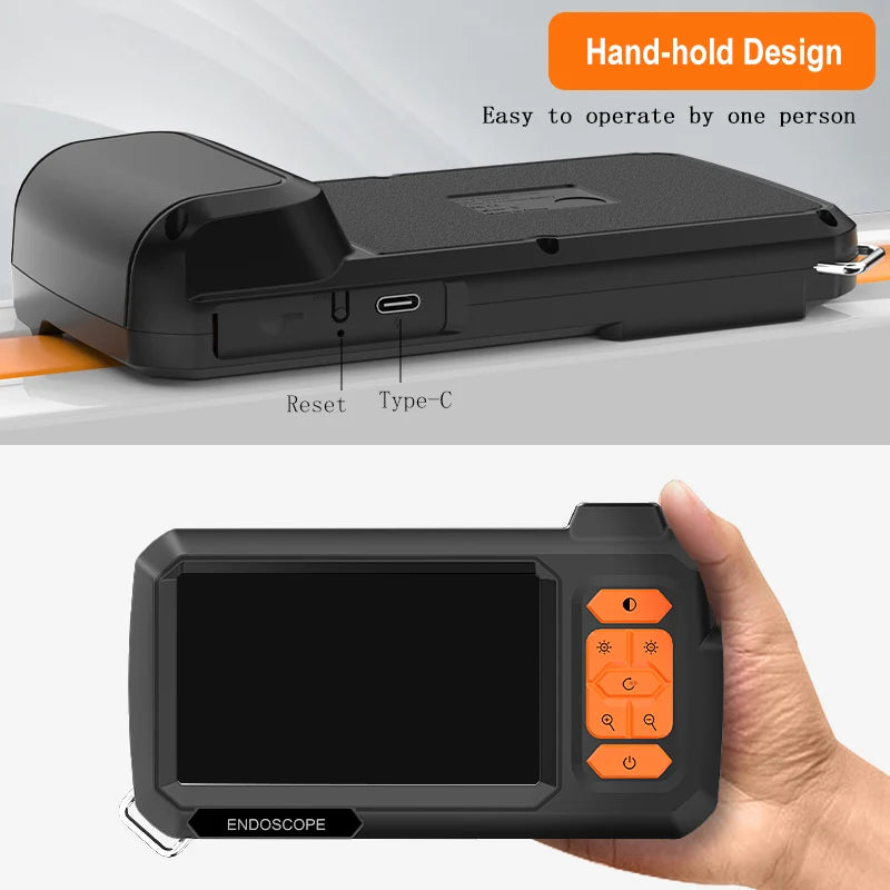 Camara endoscopica 1080P con pantalla