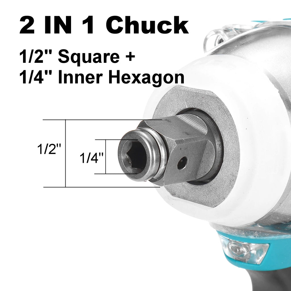 Llave de impacto 520Nm 1/2 con 1 bateria
