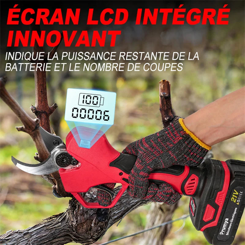 Tijeras podar 25mm con bateria incluida