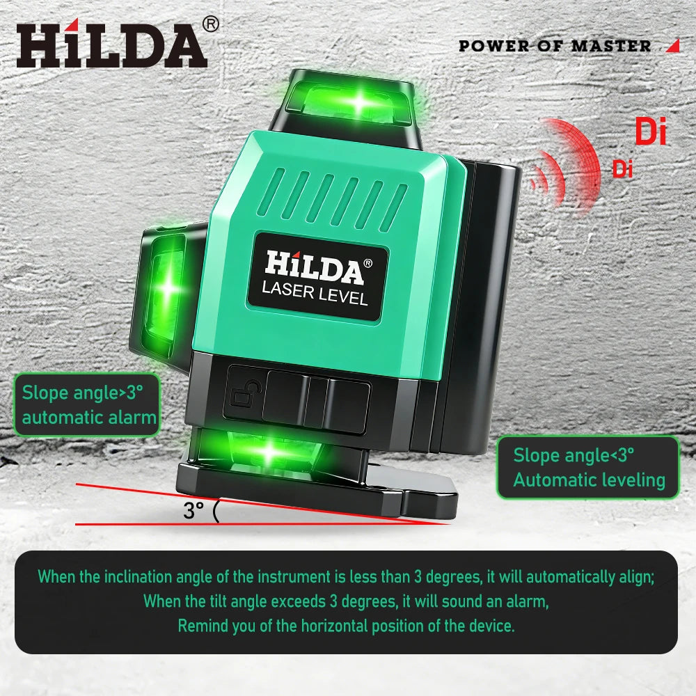 Nivel laser verde 16 lineas