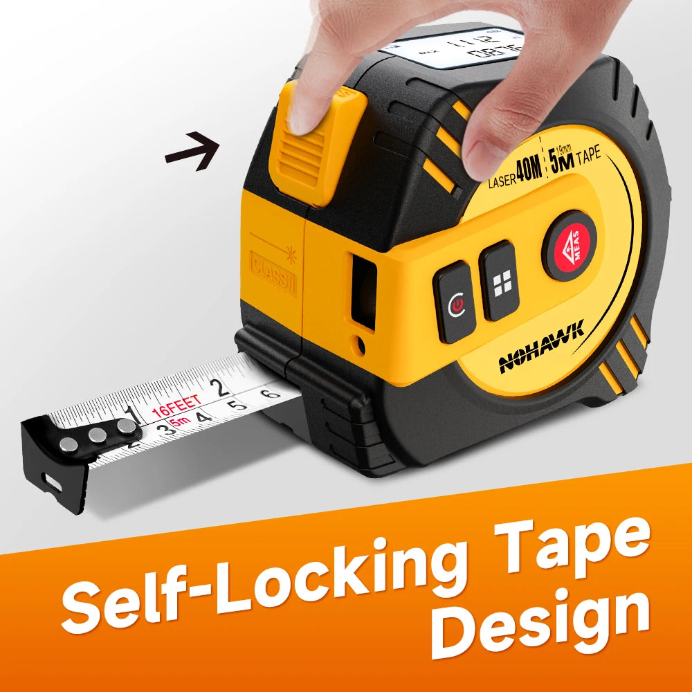 Medidor laser Nohawk 40m 40m Tape Measure 0712