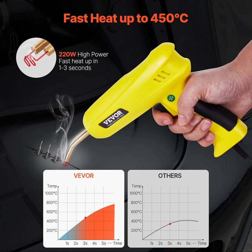 Soldador plastico 220W 1200 grapas