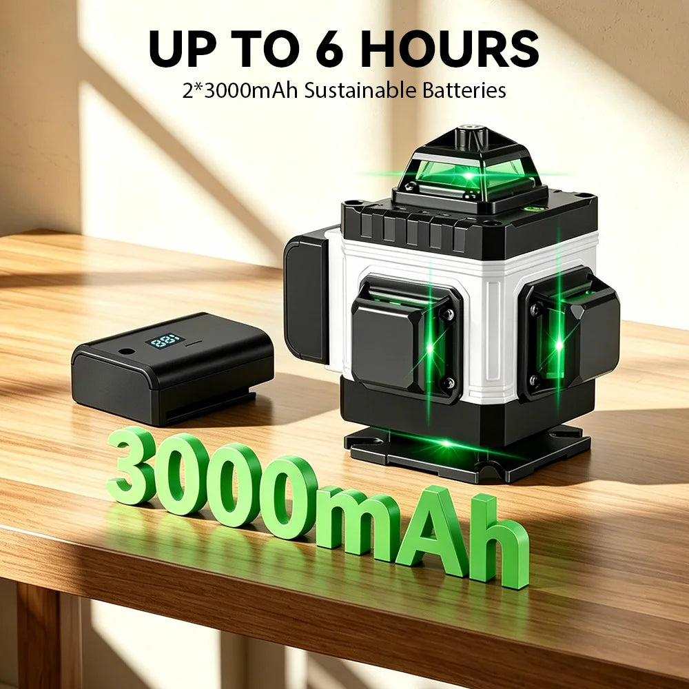 Nivel laser HGLINE 4D con mando