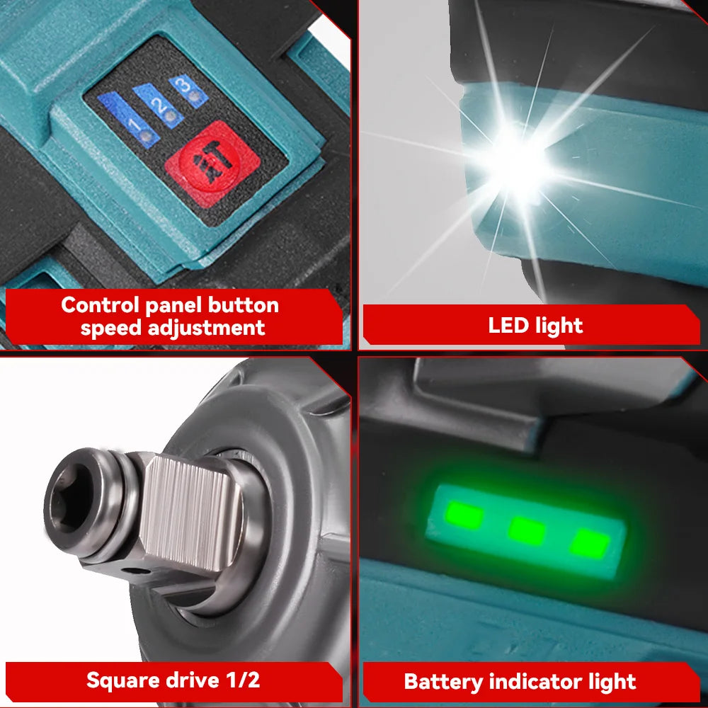 Llave de impacto ONEVAN 500Nm con 1 bateria