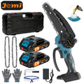 Motosierra electrica Jemi 6 pulgadas con 2 baterias