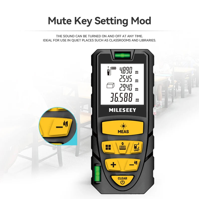 Medidor laser MILESEEY S2 40m