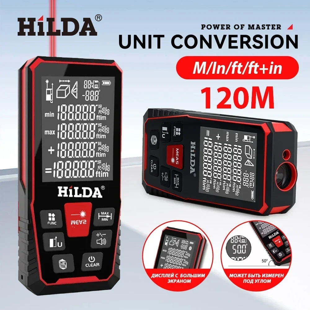 Medidor laser HILDA CJ390 50m 50m CJ390 5591