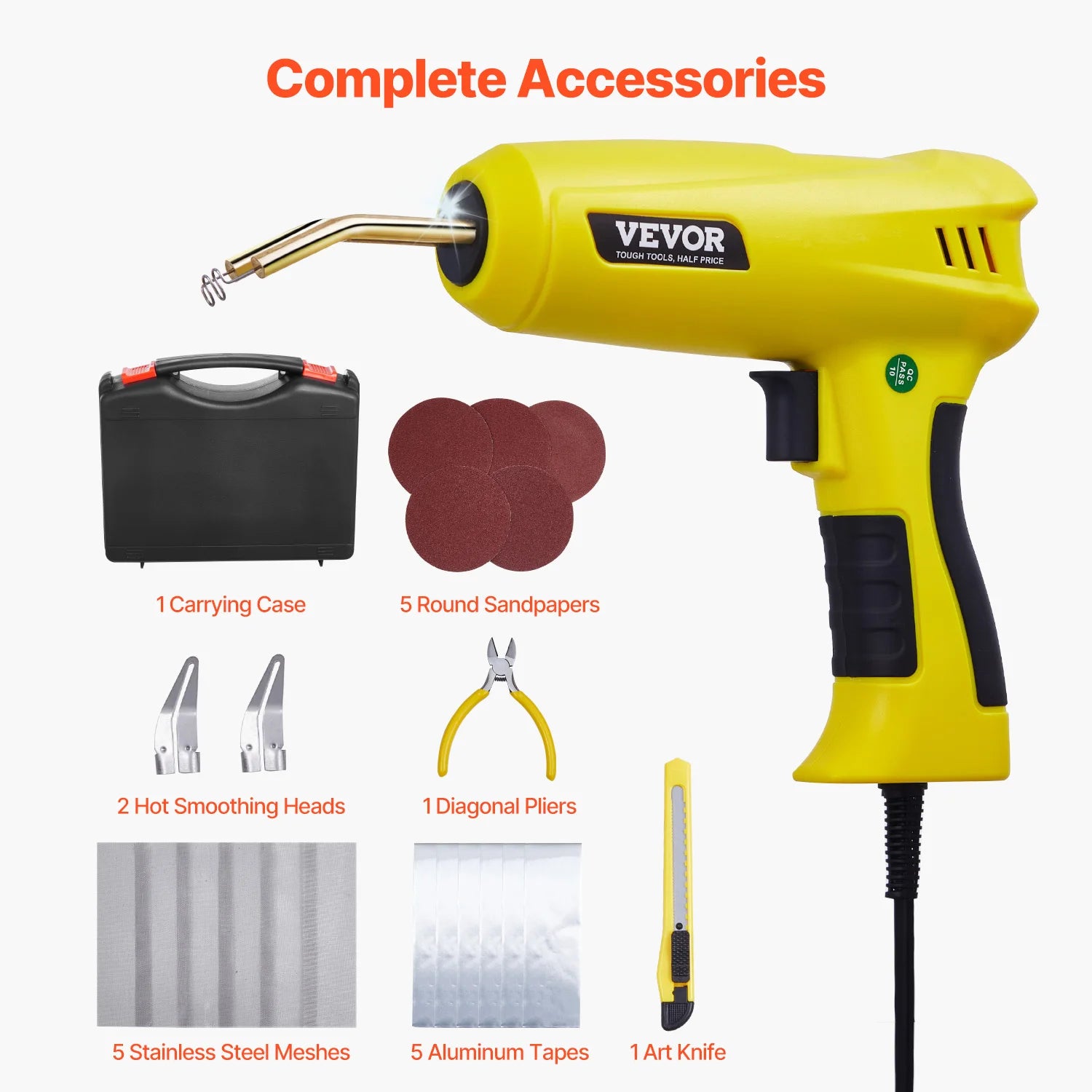 Soldador plastico 220W 1200 grapas