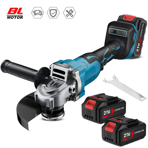 Amoladora 125mm 12000rpm con 2 baterias