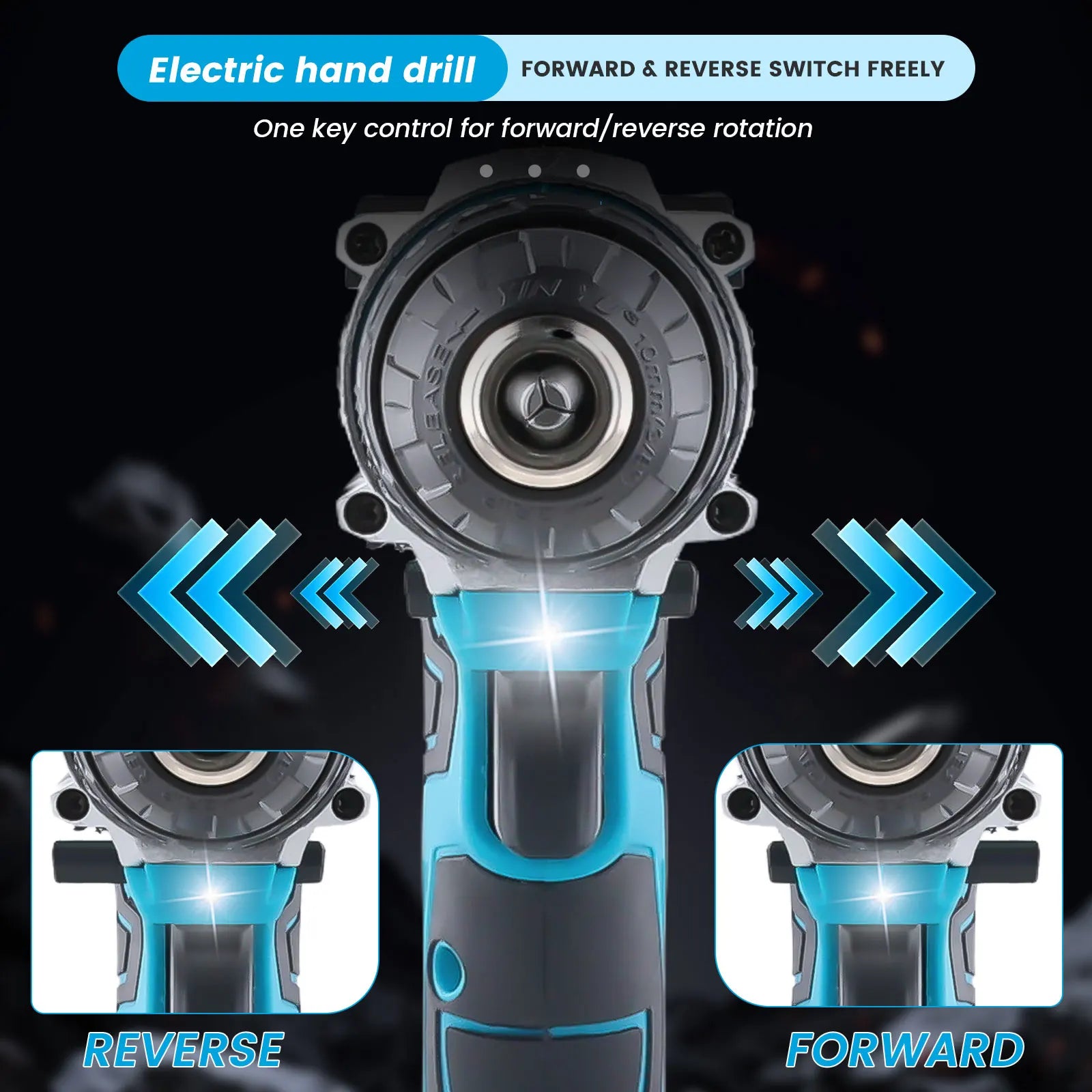 Taladro Podofo percutor 21V con 2 baterias