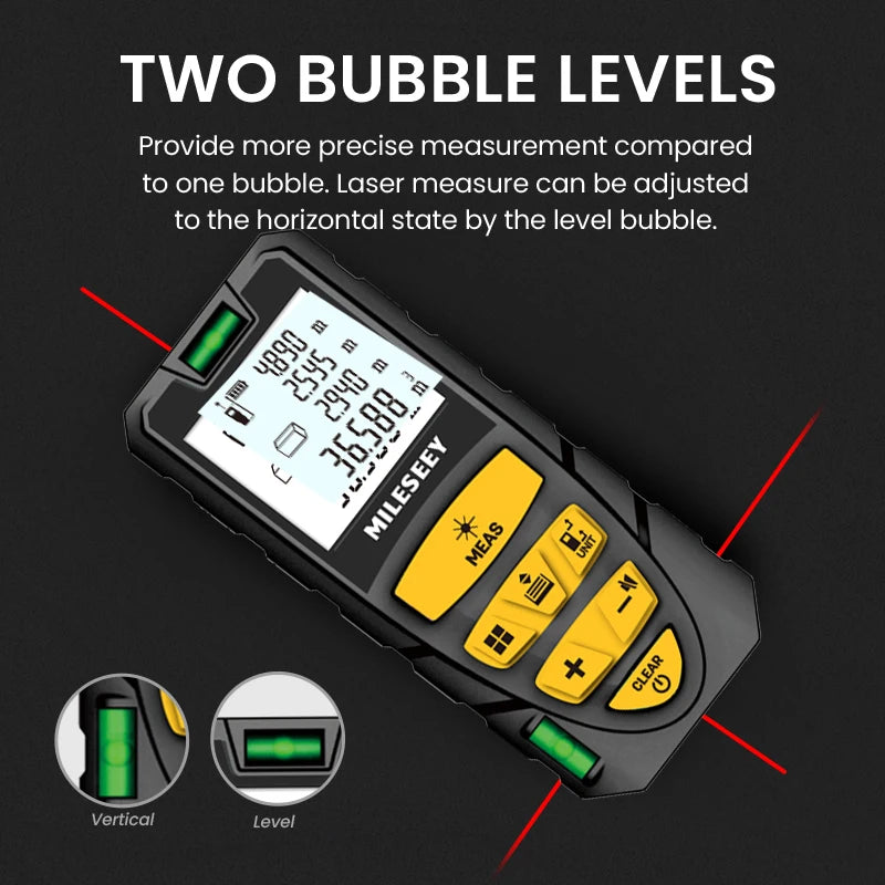 Medidor laser MILESEEY S2 40m