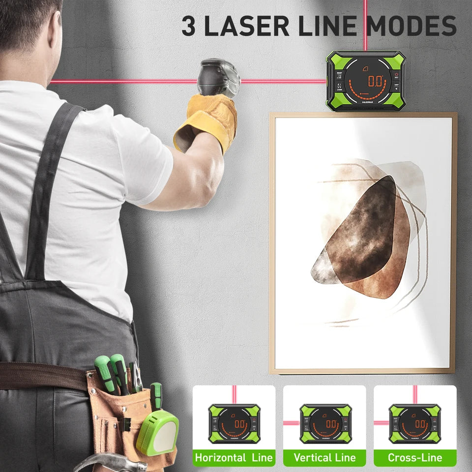 Nivel laser verde Huepar