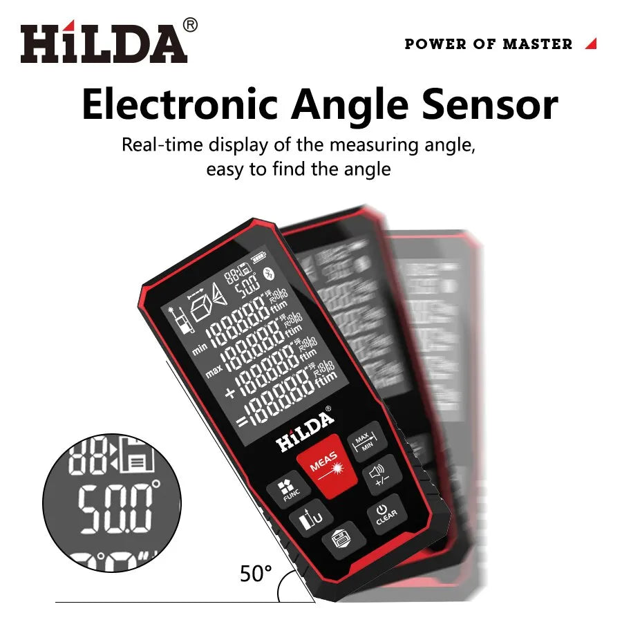 Medidor laser HILDA CJ390 50m 50m CJ390 5591