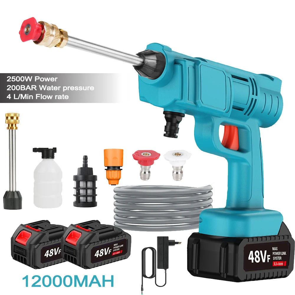 Hidrolimpiadora 21V 200BAR con 2 baterias