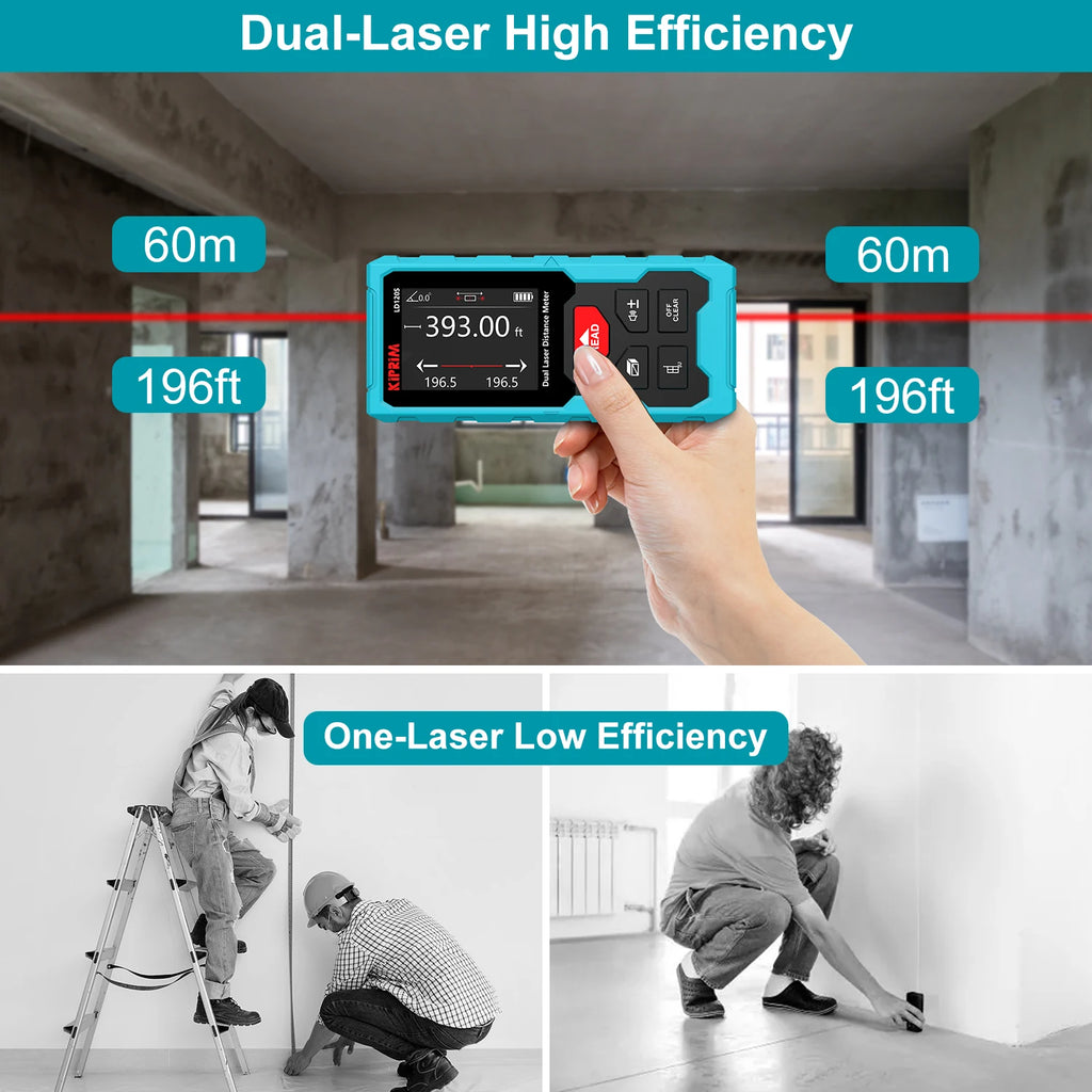 Medidor laser Kiprim 120m